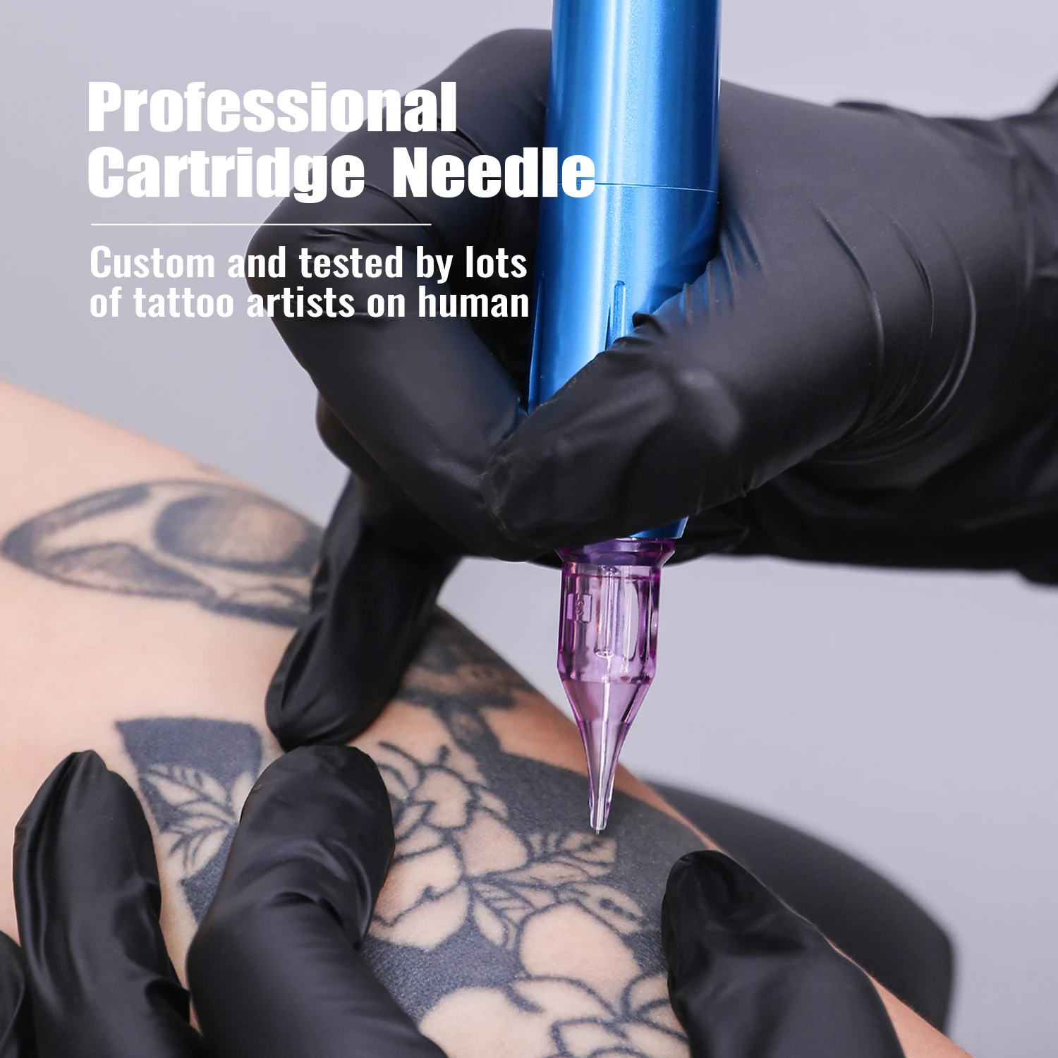 OFEYLE 20/50/100PCS Mixed Professional Tattoo Cartridge Needles with Membrane Safety Cartridges Disposable Tattoo Needle