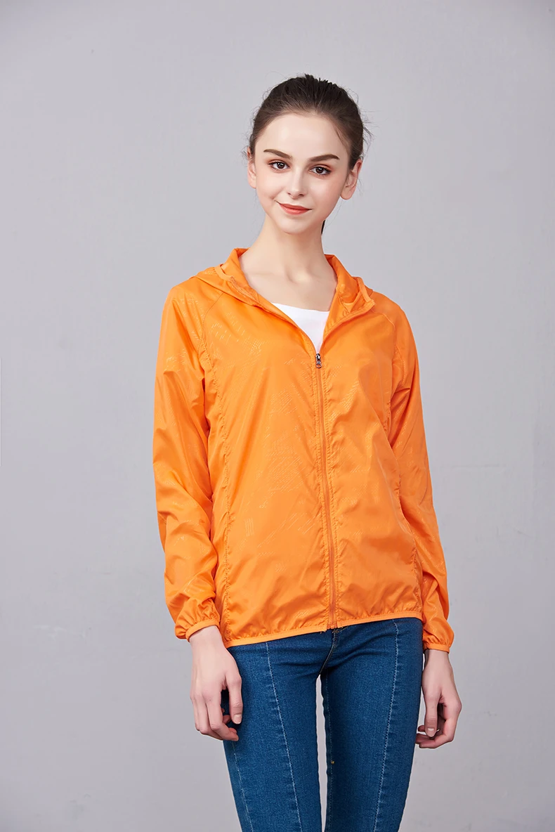 JNLN Men Women Waterproof Hiking Jackets Quick Dry Camping Windbreaker Unisex Outdoor Trekking Raincoat Anti UV Packable Clothes