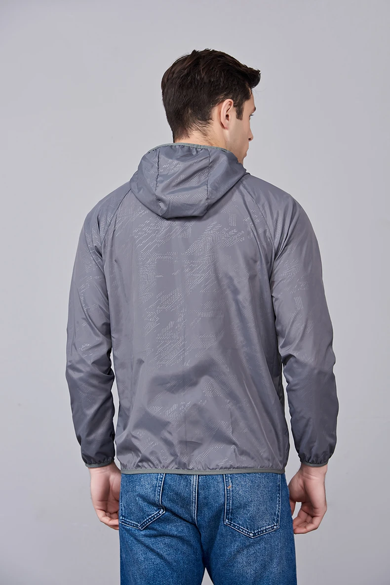 JNLN Men Women Waterproof Hiking Jackets Quick Dry Camping Windbreaker Unisex Outdoor Trekking Raincoat Anti UV Packable Clothes