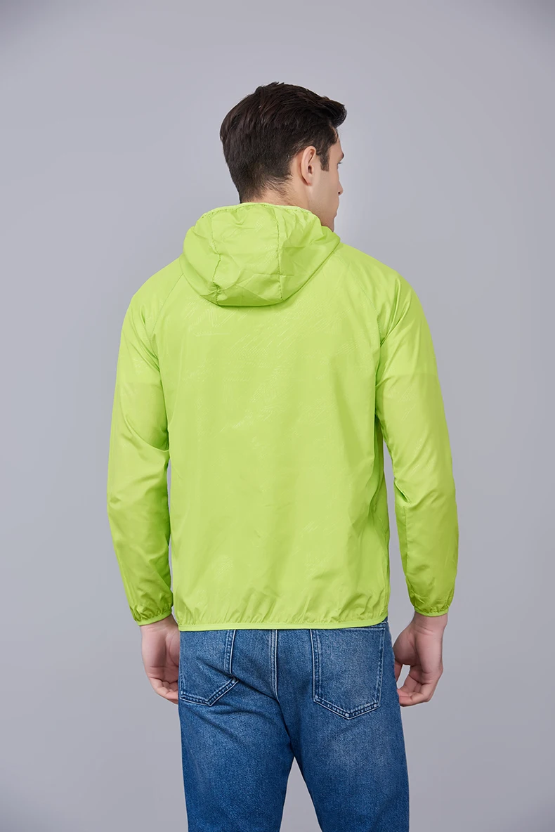 JNLN Men Women Waterproof Hiking Jackets Quick Dry Camping Windbreaker Unisex Outdoor Trekking Raincoat Anti UV Packable Clothes