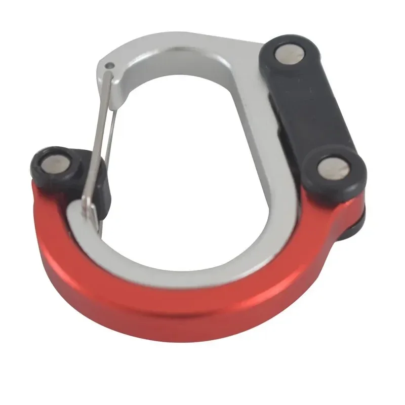 Camping Hybrid Gear Clip Carabiner Rotating Hook Clip Non-Locking Strong Clips for Fishing Hiking Travel Backpack Carabiner Clip