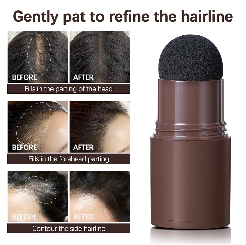 Hair Building Repair Stick Pen Fibers Hair Instantly Thicker Fuller Looking Hair 6 Shades for Men & Women