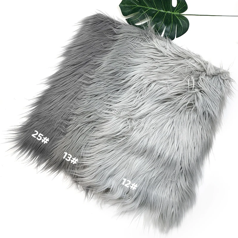 25x45cm 8cm Pile Faux Fur Fabric For Patchwork Sewing Material Doll Toy Beard Hair Diy Handmade Home Decoration Cosplay Fabric