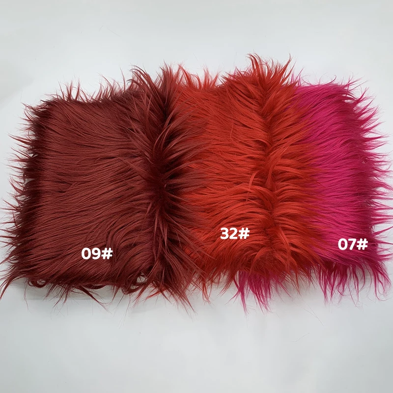 25x45cm 8cm Pile Faux Fur Fabric For Patchwork Sewing Material Doll Toy Beard Hair Diy Handmade Home Decoration Cosplay Fabric