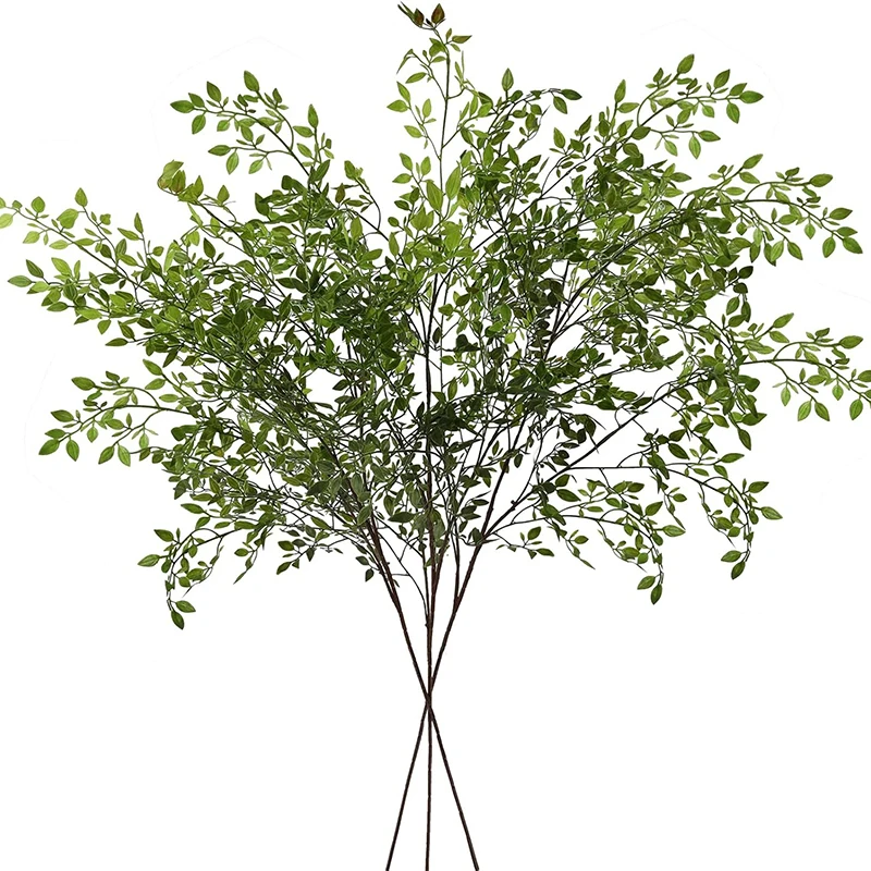 Artificial Green Plant 43.3 inch Fake Eucalyptus Leaf Flower Arrangement Accessories Wedding Home Room Decoration Fake Plants