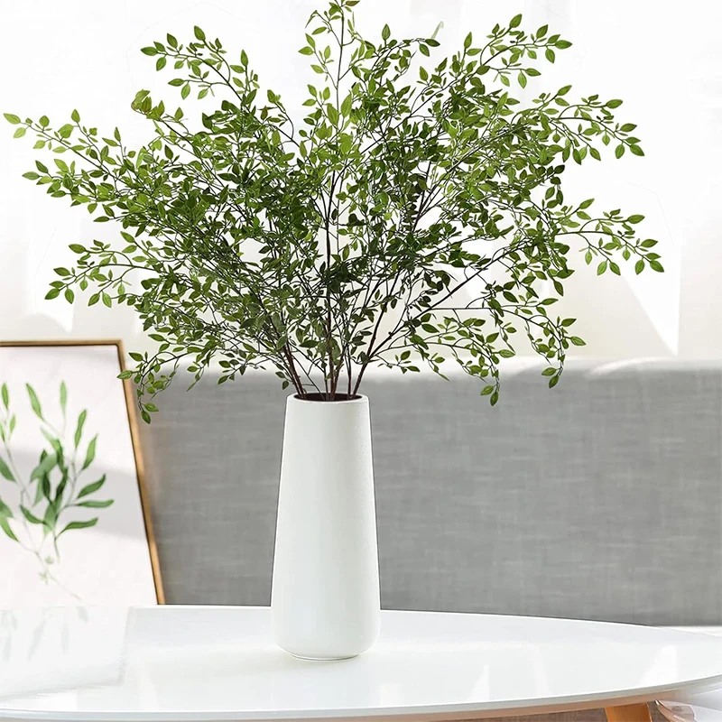 Artificial Green Plant 43.3 inch Fake Eucalyptus Leaf Flower Arrangement Accessories Wedding Home Room Decoration Fake Plants