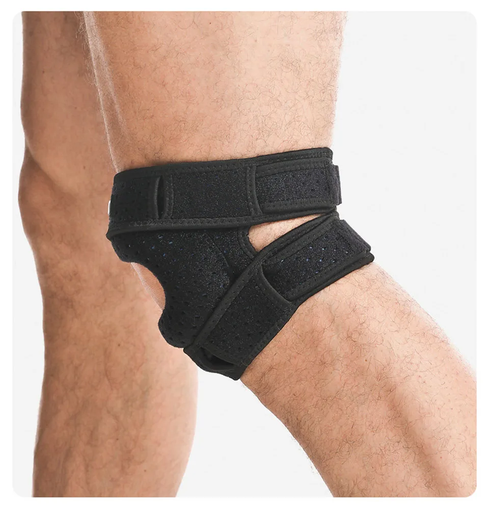 AOLIKES 1PC Patella Knee Brace Knee Compression Sleeve Support for Women Men Knee Pain Arthritis Pain Sport Knee Guard Knee Pads