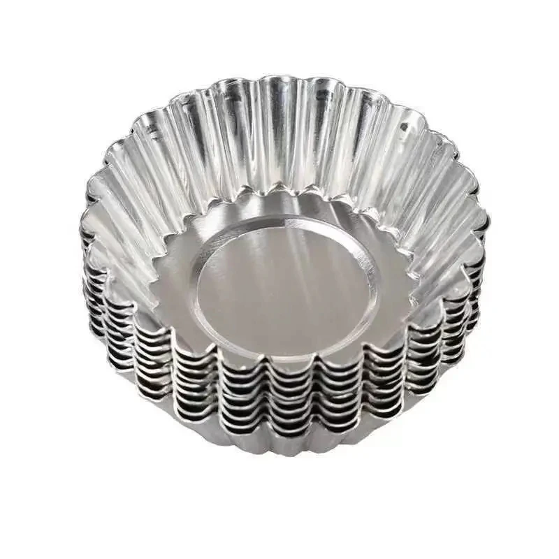 10/20/30pcs Egg Tart Mold Good Thermal Conductivity Light And Durable Easy To Demould for Baking Mini Tarts Pies Cupcakes Muffin