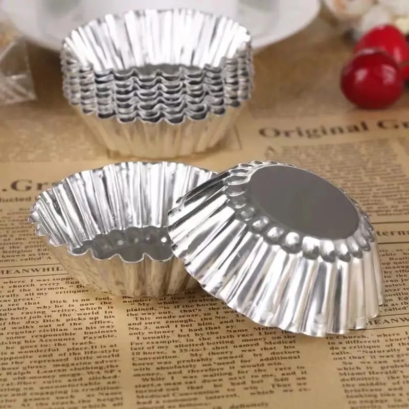 10/20/30pcs Egg Tart Mold Good Thermal Conductivity Light And Durable Easy To Demould for Baking Mini Tarts Pies Cupcakes Muffin