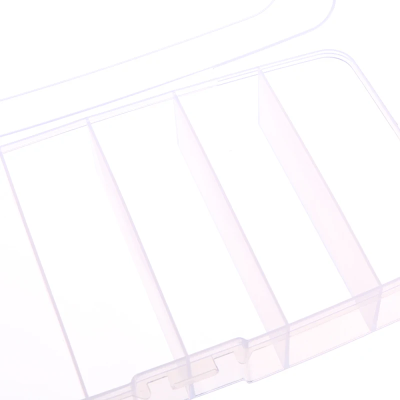 5/6-grid Portable Plastic Hair Clips Jewelry Storage Box Accessories Organizer Household Travel Supplies With Dust Proof