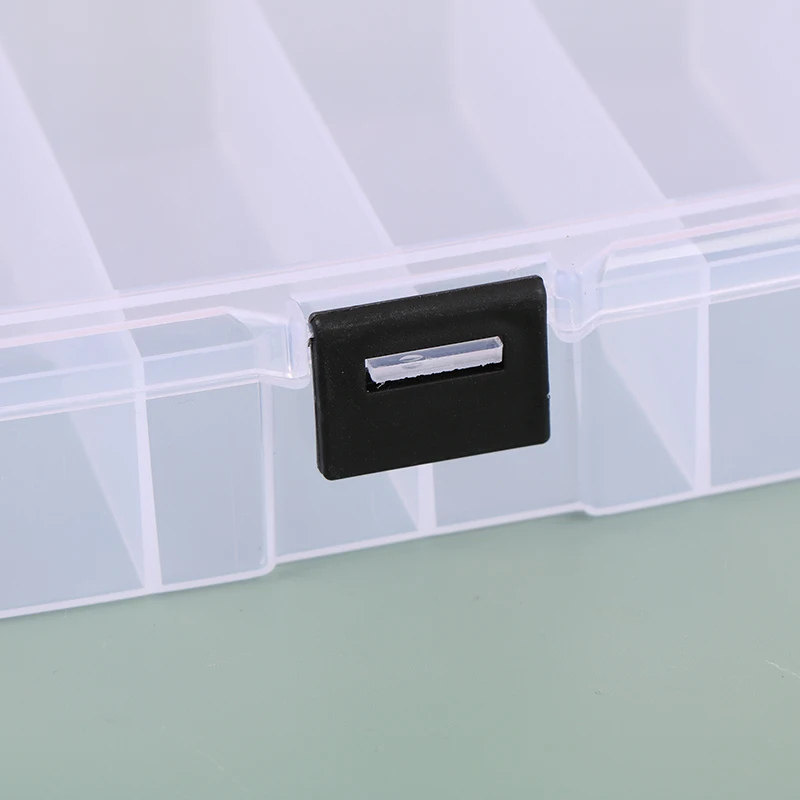 5/6-grid Portable Plastic Hair Clips Jewelry Storage Box Accessories Organizer Household Travel Supplies With Dust Proof