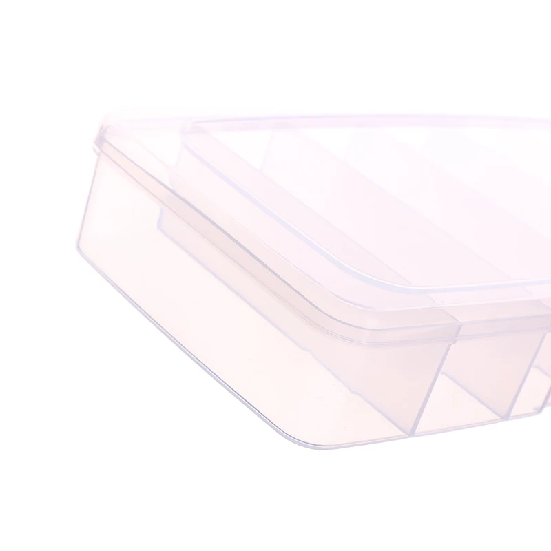 5/6-grid Portable Plastic Hair Clips Jewelry Storage Box Accessories Organizer Household Travel Supplies With Dust Proof