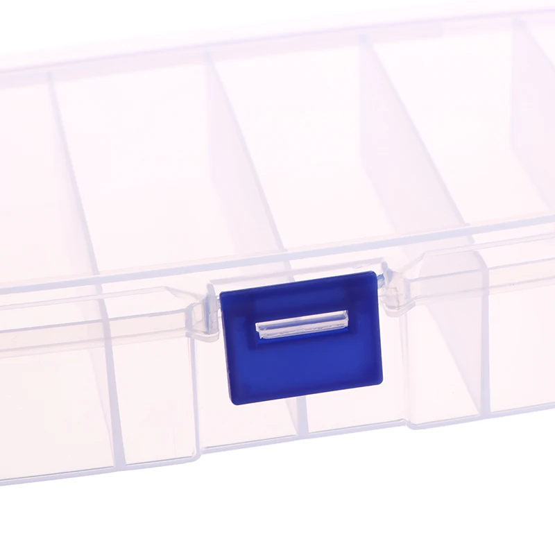 5/6-grid Portable Plastic Hair Clips Jewelry Storage Box Accessories Organizer Household Travel Supplies With Dust Proof