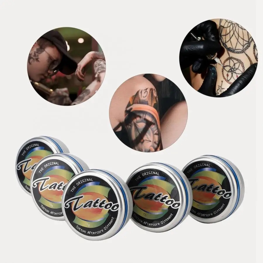 5/12/24/48pcs Tattoo Aftercare Cream Natural Care Tattoo Healing Cream Tattoo Skin Repair Recovery Ointment Tattoo Accessories