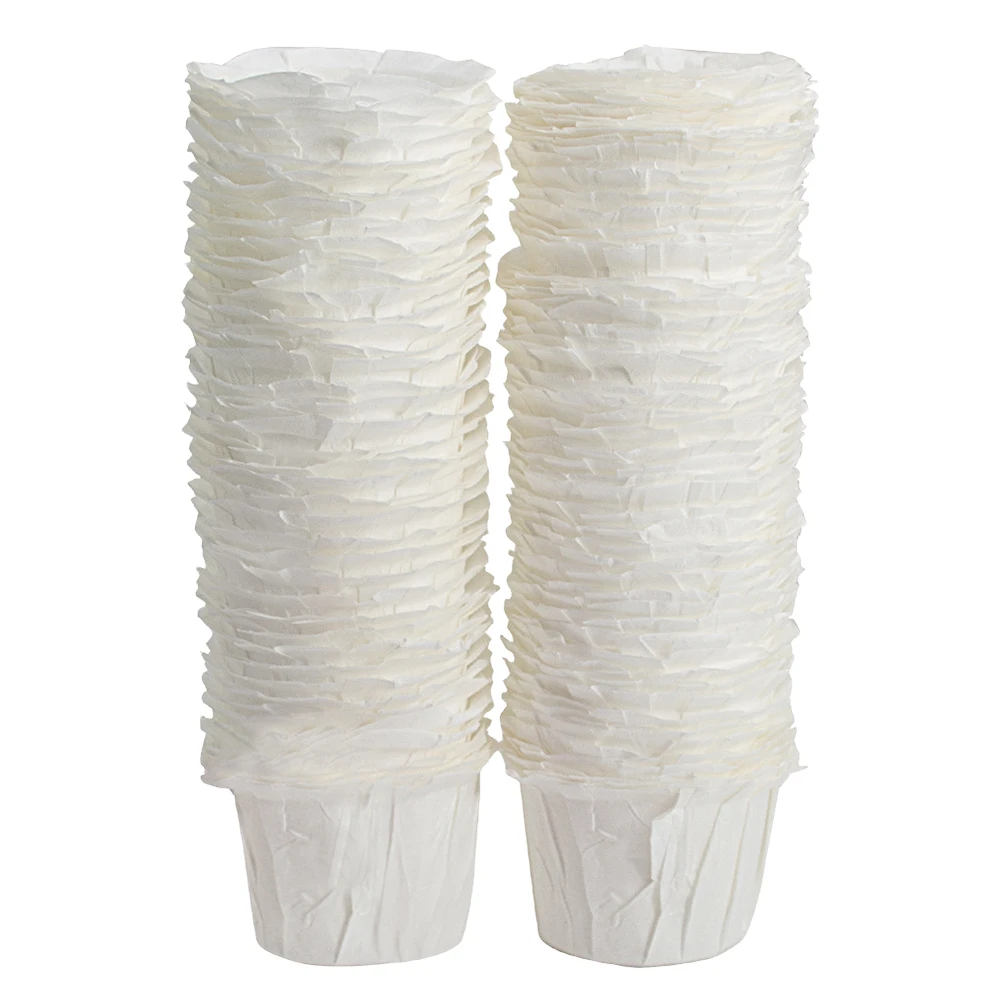 100Pcs Coffee Filter Papers Replacement White Coffee Paper Pod Disposable K Cup Filters Coffee Paper Pods for Keurig 1.0 2.0