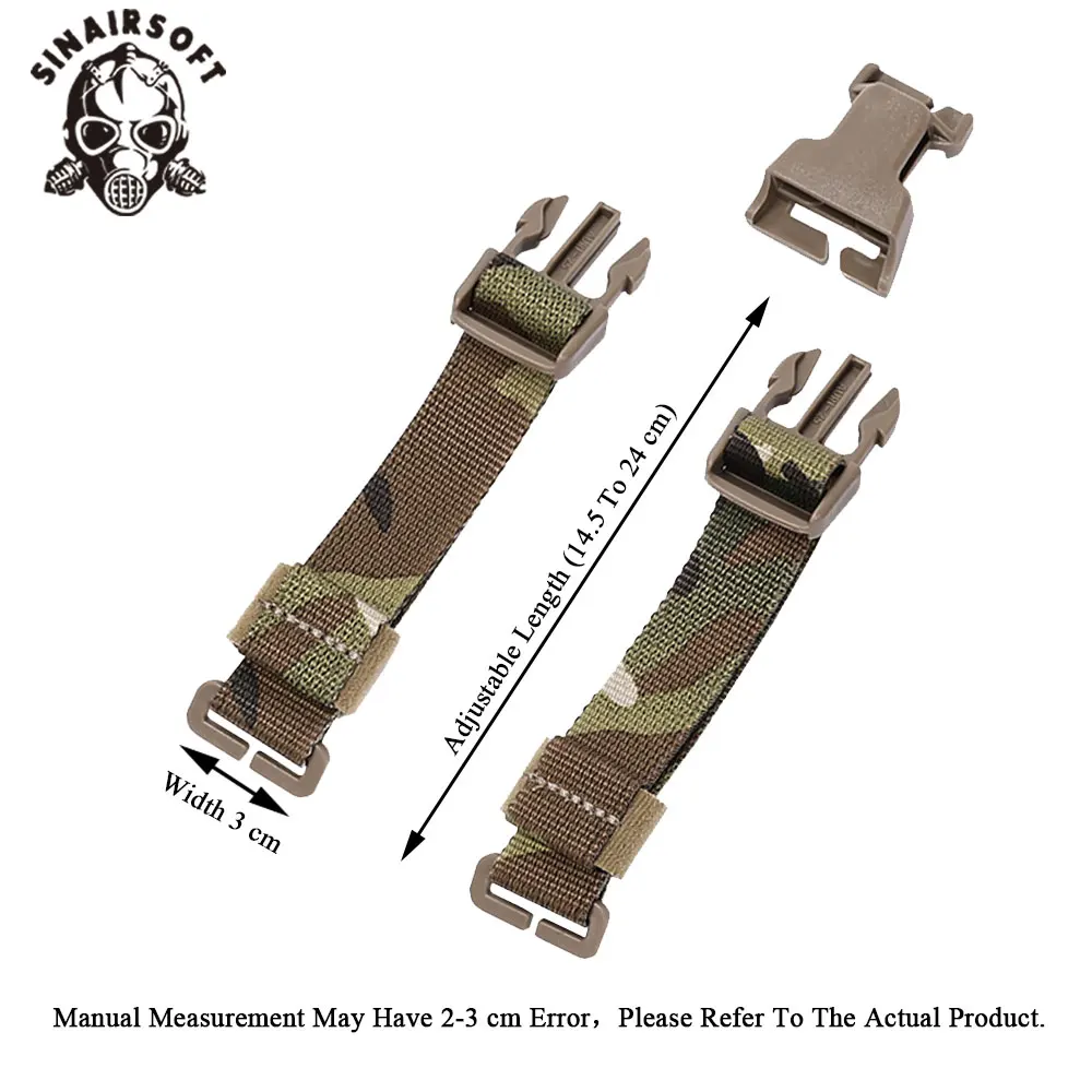 SINAIRSOFT Chest Rig to Vest Adapter Kit Webbing for Molle Vest Chest Rig Multi-camo EmersonGear Adapter Hunting Accessories