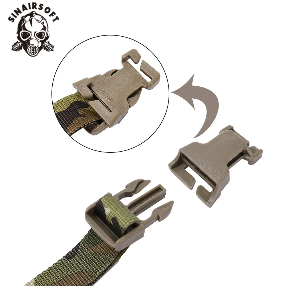 SINAIRSOFT Chest Rig to Vest Adapter Kit Webbing for Molle Vest Chest Rig Multi-camo EmersonGear Adapter Hunting Accessories