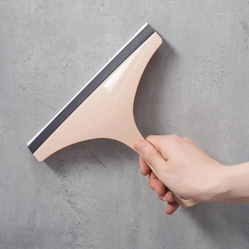 Silicone Water Wiper Plate Glass Cleaner Scraper Car Windshield Cleaning Squeegee For Car Windshield Window Bathroom Kitchen
