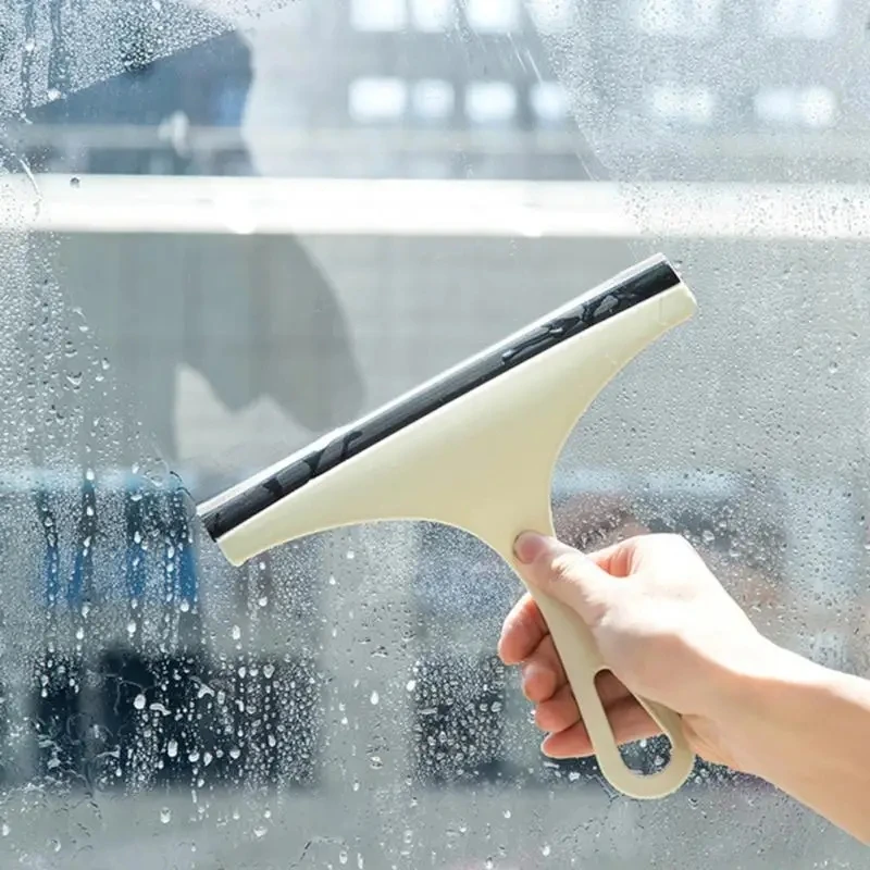 Silicone Water Wiper Plate Glass Cleaner Scraper Car Windshield Cleaning Squeegee For Car Windshield Window Bathroom Kitchen