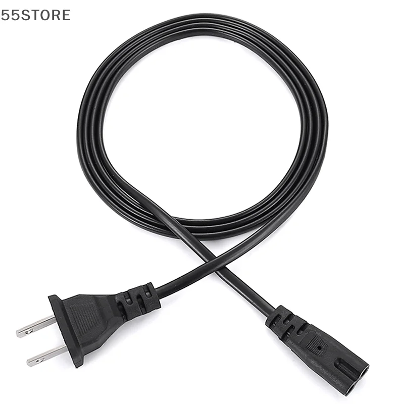 EU Power Cable 2pin IEC320 C7 US Power Extension Cord For Dell Laptop Charger Canon Epson Printer Radio Speaker PS4 XBOX