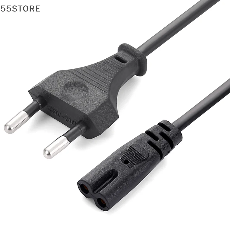 EU Power Cable 2pin IEC320 C7 US Power Extension Cord For Dell Laptop Charger Canon Epson Printer Radio Speaker PS4 XBOX