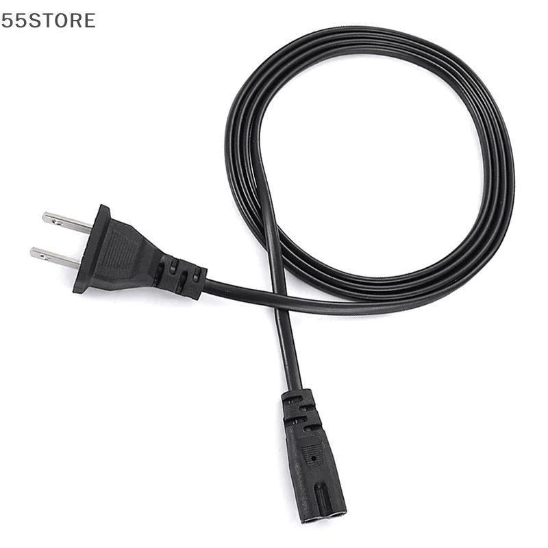 EU Power Cable 2pin IEC320 C7 US Power Extension Cord For Dell Laptop Charger Canon Epson Printer Radio Speaker PS4 XBOX