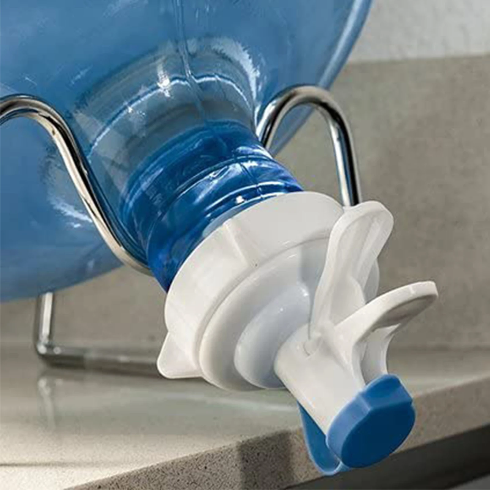Reusable Plastic Spigot Faucet Water Dispenser Spout Bottle Cap Perfect For Office School Use