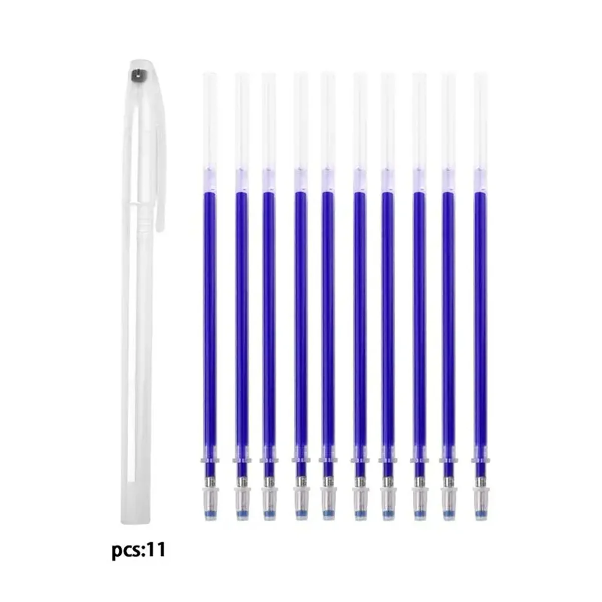 10Pcs/Set Heat Erasable Magic Marker Pen Temperature Disappearing Fabric Fabric Pens Line Marking DIY Craft Sewing Accessories