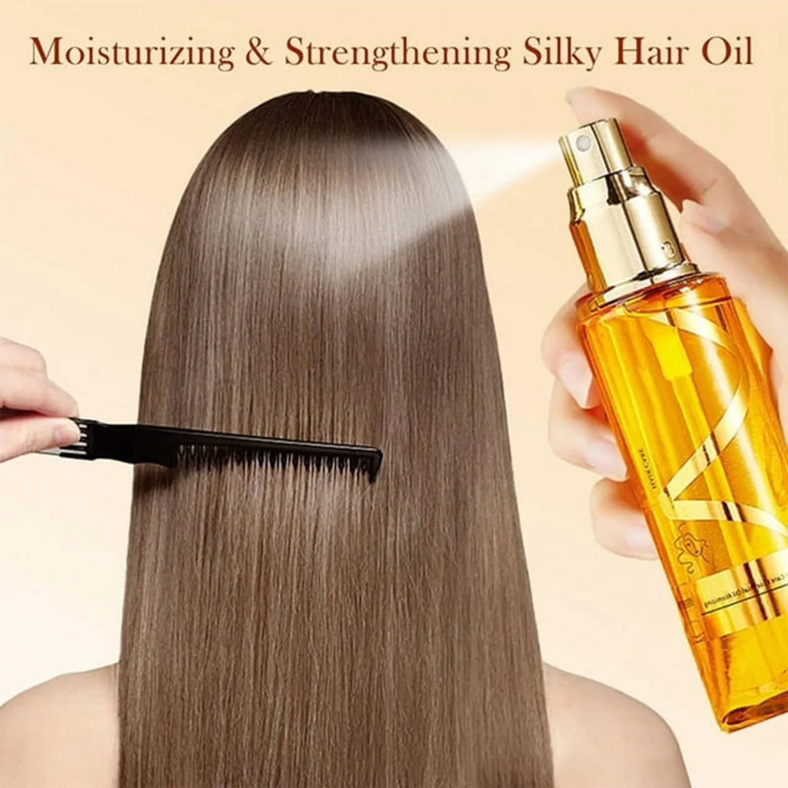 100ml Hanboli Smoothing Silky Hair Vitamin Capsules Repairing Damaged Hair Oil Nourishing Hair Care Essence Products