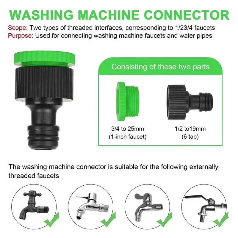 High-Pressure Car Wash Hose Expandable Magic Hose Pipe Home Garden Watering Hose Multi-Function Gardening Cleaning Water Sprayer