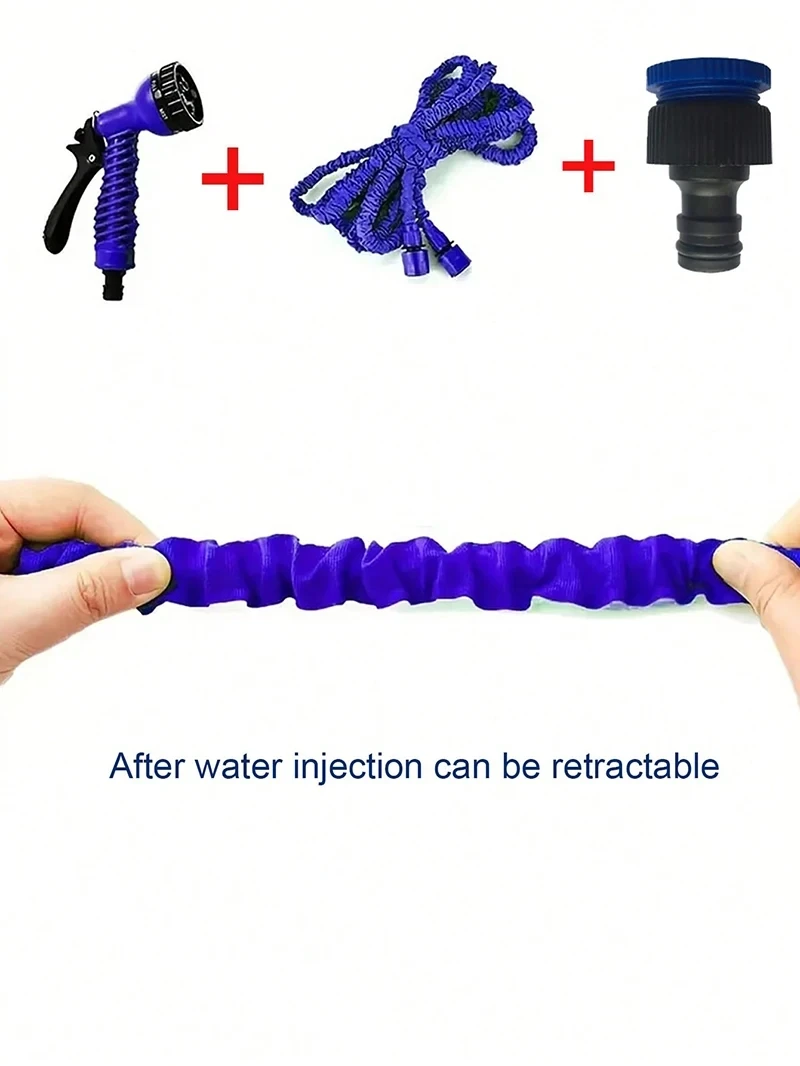 High-Pressure Car Wash Hose Expandable Magic Hose Pipe Home Garden Watering Hose Multi-Function Gardening Cleaning Water Sprayer