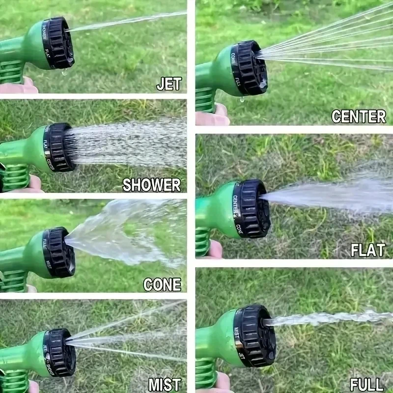 High-Pressure Car Wash Hose Expandable Magic Hose Pipe Home Garden Watering Hose Multi-Function Gardening Cleaning Water Sprayer