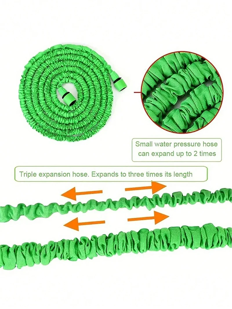 High-Pressure Car Wash Hose Expandable Magic Hose Pipe Home Garden Watering Hose Multi-Function Gardening Cleaning Water Sprayer