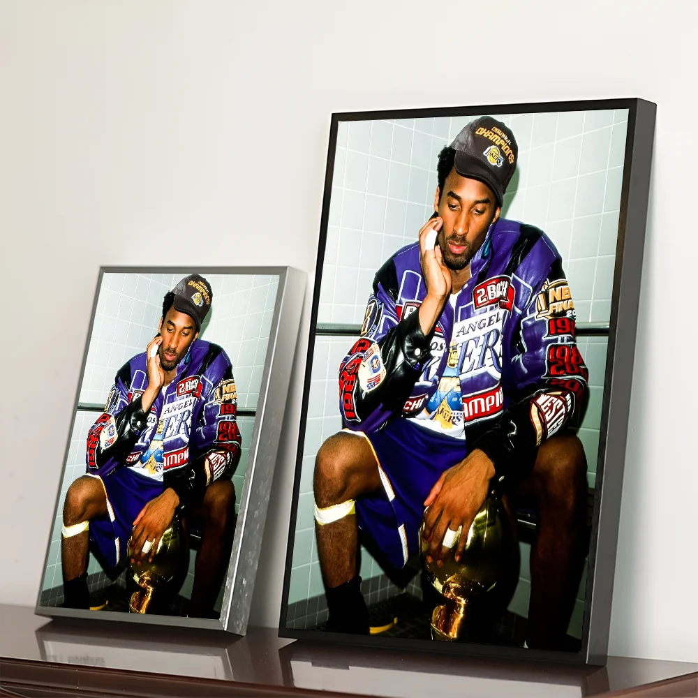 Basketball Player K-Kobes Classic Vintage Posters Whitepaper Prints Posters Artwork Kawaii Room Decor