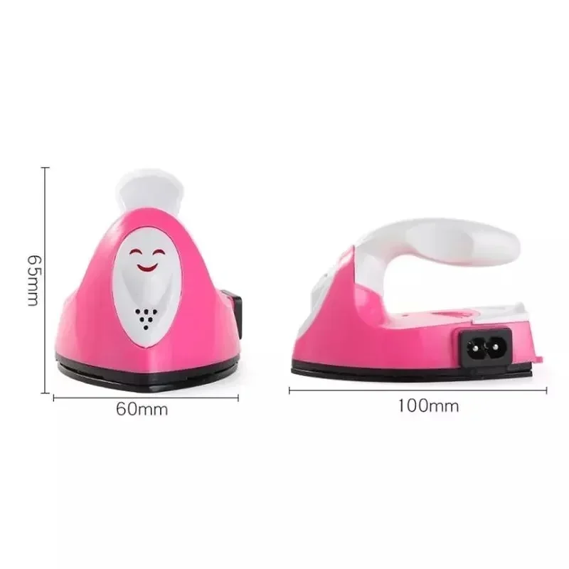 Mini Electric Iron Portable Travel Craft Clothing Sewing Pad Electric Protection Household Cover Iron Supplies