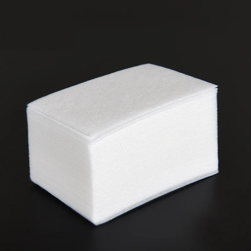 1000/600Pcs Professional Nail Wipe 100% Cotton Pads Lint-Free Nail Cotton Gel Polish Remover Nail Art Cleaning Tools
