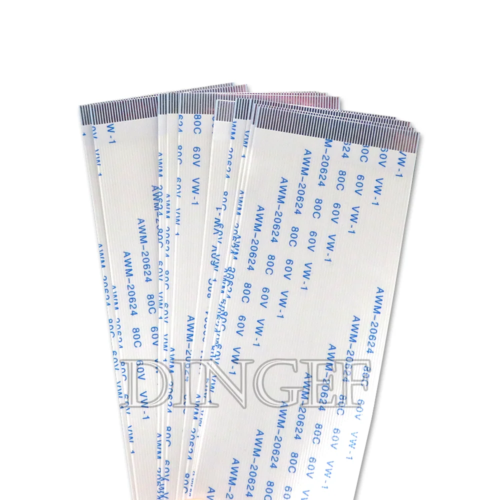 10PCS/LOT FPC FFC Ribbon Flexible Flat Cable 4/6/8/10/12/14/16/18/20 Pin Pitch 0.5MM 1.0MM A-Type B-Type 10CM 20CM 30CM 5CM