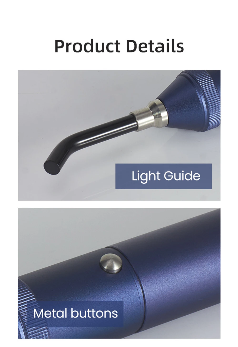 Portable Red Light Infrared Therapy Device Sore Canker Lip Therapy Handheld Removable Oral Physiotherapy Wand Health Pain Relief