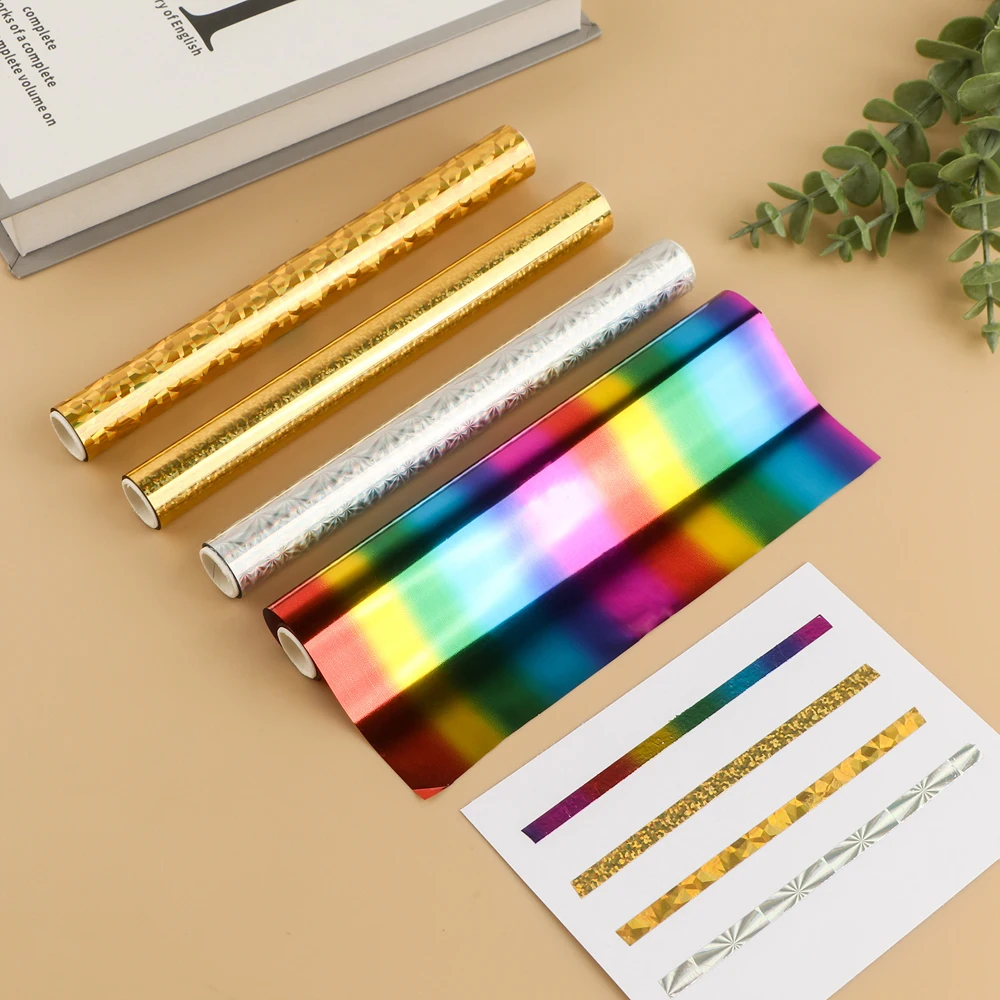 50pcs/pack 20x29cm Toner Hot Stamping Foil Paper A4 Toner Reactive Foil Foil By Laser Printer and Laminator For DIY Crafts Paper