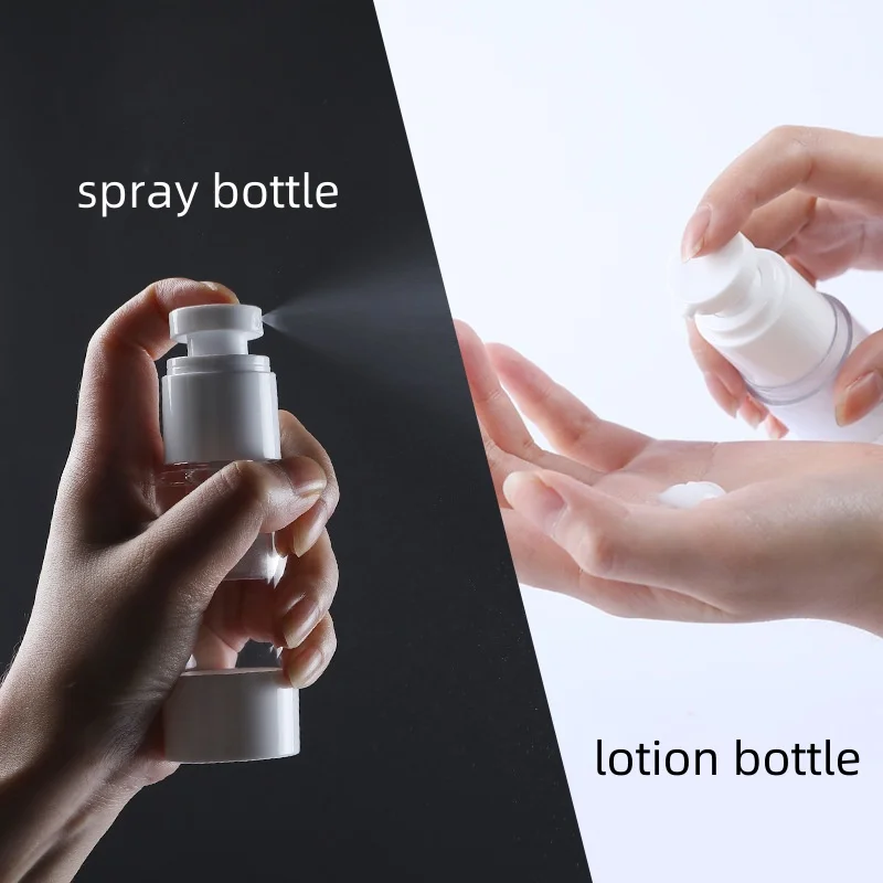 15/30/50/80/100ml AS Vacuum Lotion Spray Bottle Travel Portable Refillable Bottles Liquid Foundation Cosmetics Tool Wholesale