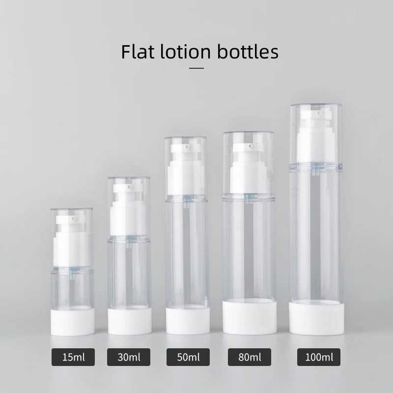 15/30/50/80/100ml AS Vacuum Lotion Spray Bottle Travel Portable Refillable Bottles Liquid Foundation Cosmetics Tool Wholesale