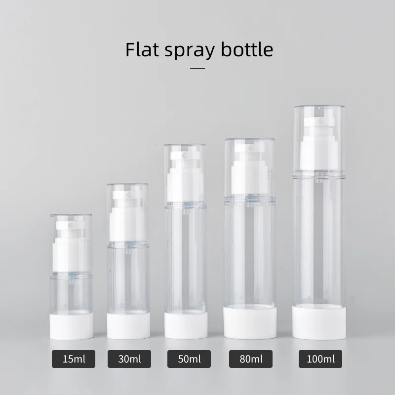 15/30/50/80/100ml AS Vacuum Lotion Spray Bottle Travel Portable Refillable Bottles Liquid Foundation Cosmetics Tool Wholesale