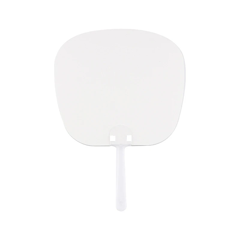 10pcs Round Hand Fan Blank DIY Chinese Hand Fan Stage Performance Hand Fan Wall Decoration For DIY Craft Make Hand Graffiti Fan