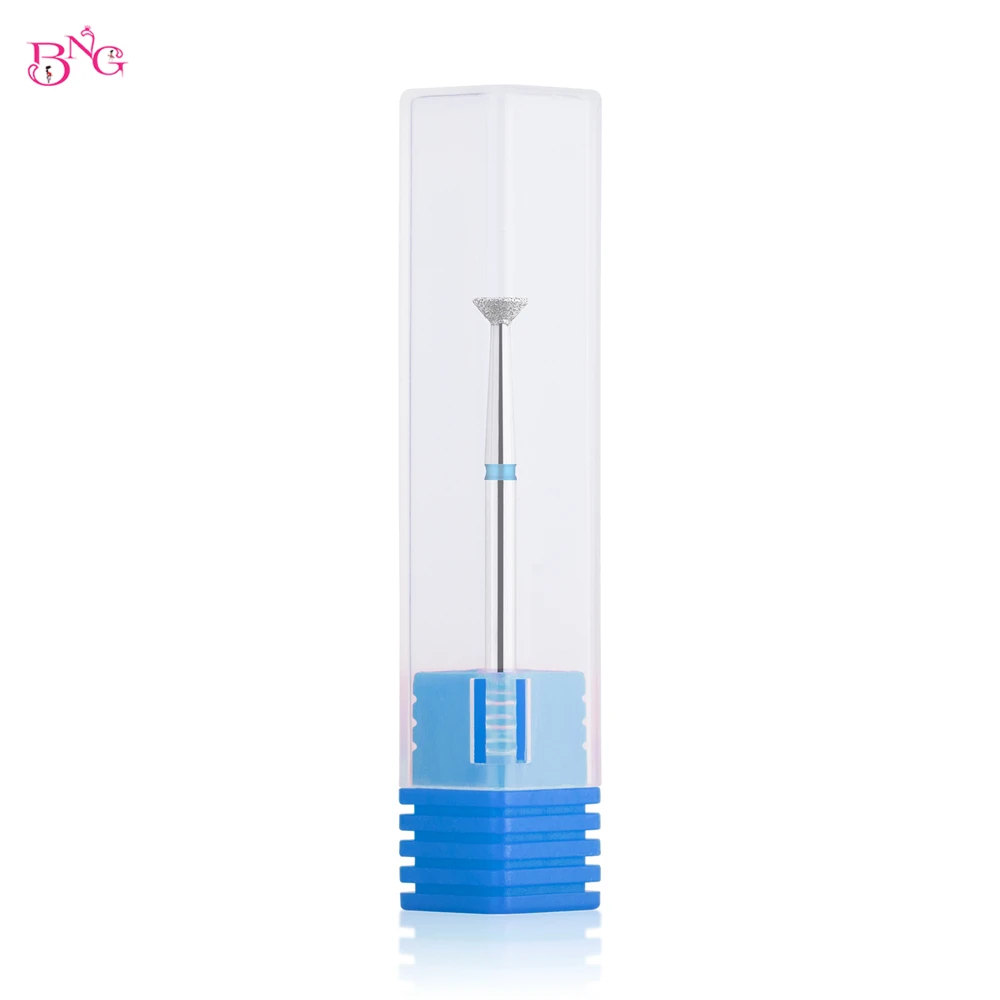 BNG 5Pcs Nail Drill Bit Cuticle Clean Manicure Bits Gel Overflow Removal Rotary Burrs E-file Nail Bits Manicure Pedicure Tools