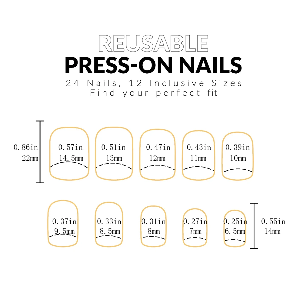 ARTAUG 24PCS Press On Nails Short Square Wine Red Full Cover Fake Nail Set Summer Nails Tipsy Christmas Mother's Day Glisten