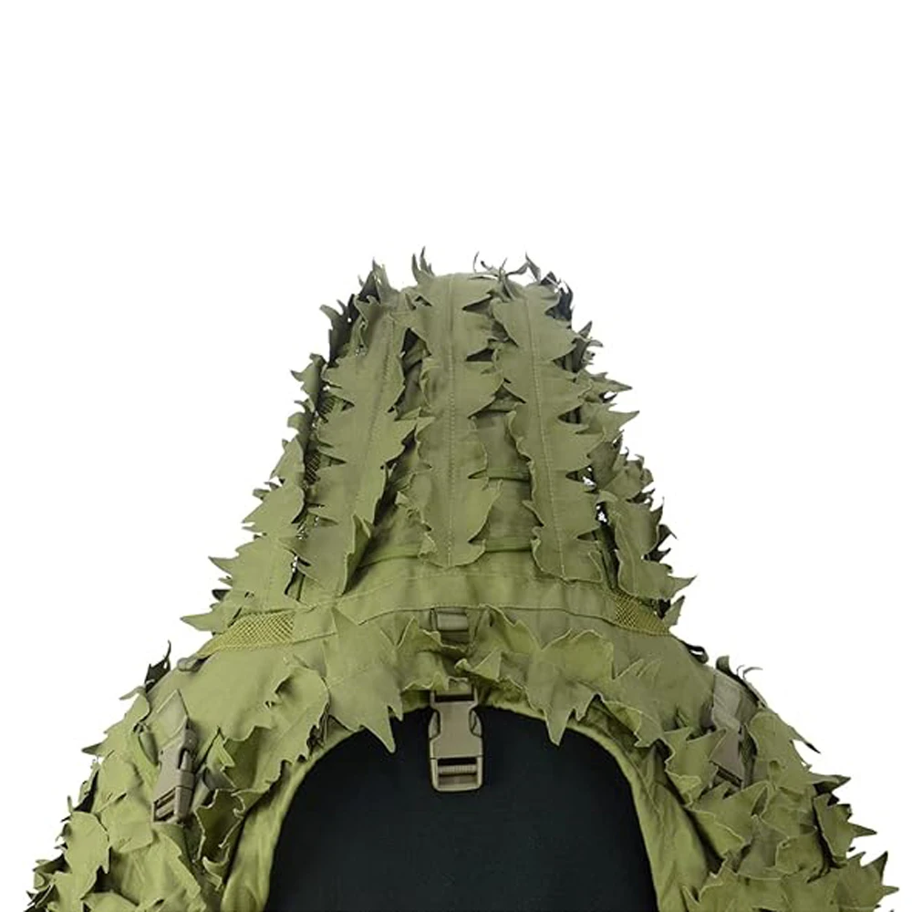 Ghillie Suit Foundation, Ghillie Poncho, Camouflage Hunting Base, Cape Sniper Viper Hood for Airsoft Paintball