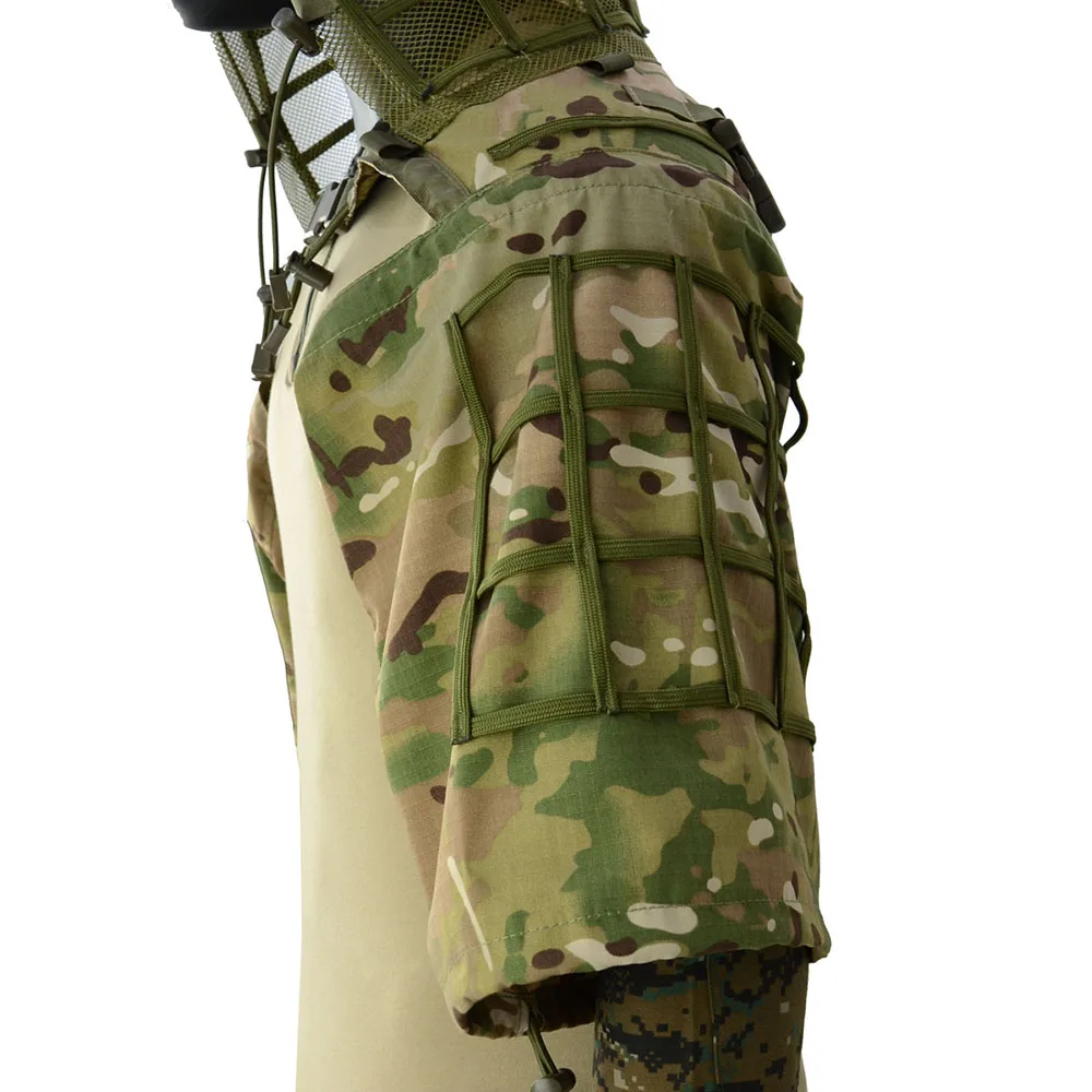 Ghillie Suit Foundation, Ghillie Poncho, Camouflage Hunting Base, Cape Sniper Viper Hood for Airsoft Paintball