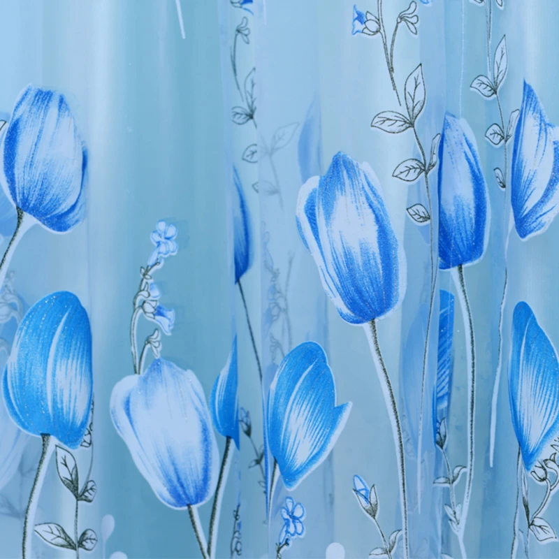 1Pc Modern Tulip Window Screen Living Room Bedroom Door Kitchen Drape Curtain Home Decoration Supplies
