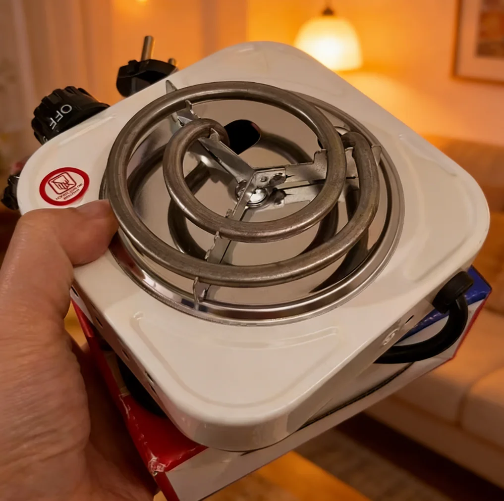 500W Electric Stove Shisha Coal Burner Hot Plate 220V Travel Portable Cooking Appliances Coffee Heater Chicha EU Plug