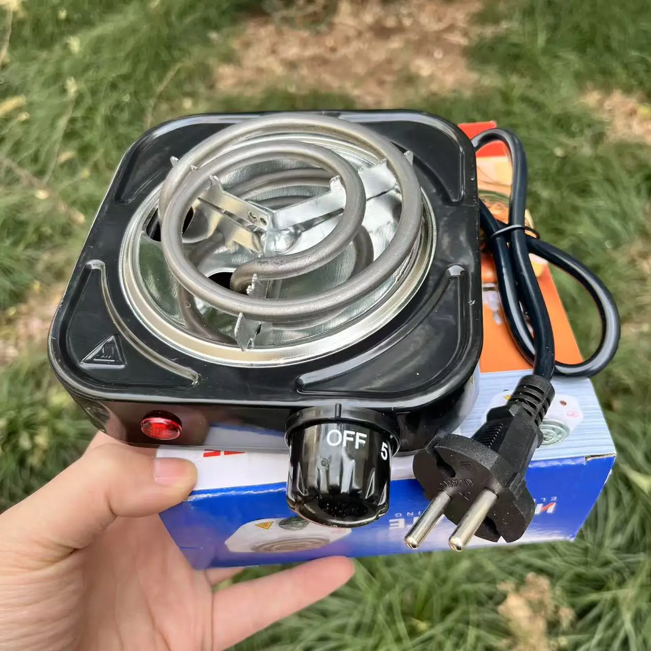 500W Electric Stove Shisha Coal Burner Hot Plate 220V Travel Portable Cooking Appliances Coffee Heater Chicha EU Plug